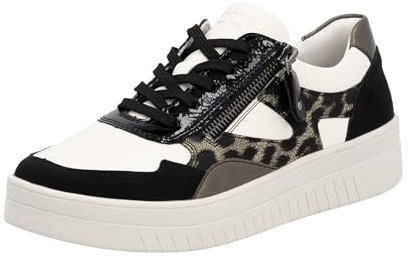 Remonte Damen D0J04 Sneaker, Beige, 40 EU