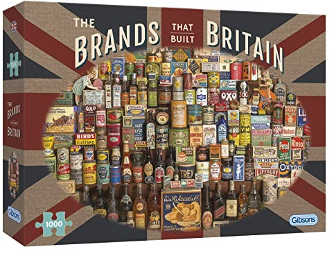 Gibsons - Puzzle (1000 Teile), die Marke, die Großbritannien baut