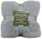 Brentfords Teddy Fleece Blanket Large Throw Over Bed Plush Super Soft Warm Sofa Bedspread, Silver Grey - 150 x 200 cm