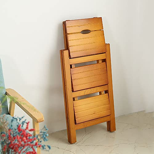 WYZDCP 3 Pasos de Escalera de la Escalera Taburete de Escalera de Madera, Silla Plegable Silla de Cocina Biblioteca de Cocina Multifunción Multifunción Paso Plegable Stef Tallder Rack Movible