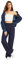 TRENDYOL Damen Trendyol Offene -Gerader Hose Pants, Marineblau, 40 EU