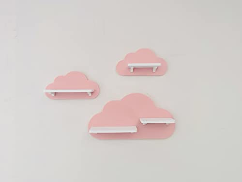 PsGreen 3er Wolken-Set Rosa passend/Kompatibel für die Toniebox Toniefiguren