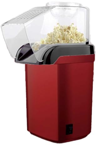 Macchina per Popcorn ad Aria Calda 1200W, Preparazione Veloce Max 3 minuti Senza Olio e Grassi Facile da Pulire (5321R)
