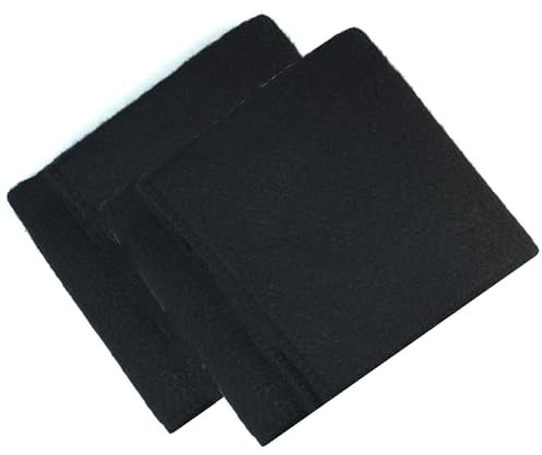 RIVERWELD Manta de fieltro de fibra de carbono resistente al desgarro protección contra el calor soporta altas temperaturas alfombrilla ignífuga para soldadura fontanería 30 x 69 cm paquete de 2