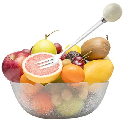 Tenedores de menú, tenedores de mesa, tenedores de postre de acero inoxidable, tenedor de té portátil, tenedor pequeño para tartas con mango de cerámica para el hogar, cocina, viajes