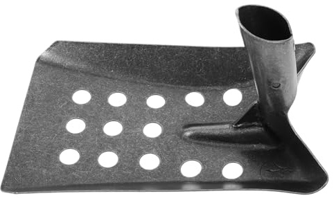 HAKIDZEL Pala de tamizado de metal para limpieza de drenajes, mango ergonómico, resistente, eliminación de impurezas de lodo de manganeso para mantenimiento de alcantarillado de pozos