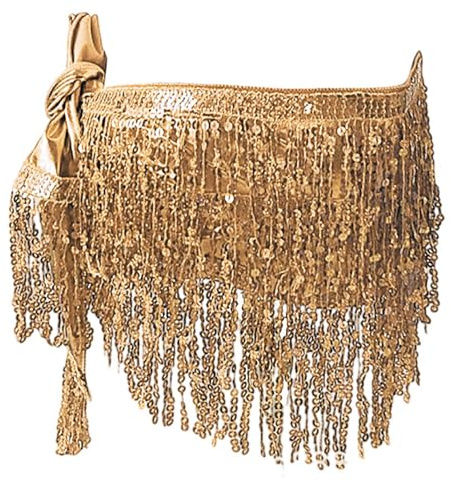 Générique Jupe à Paillette Femme Costume Danse du Ventre Performance Jupe à Franges Spectacle Scène Brillant Robe de Danse Femme Tenue Rave pour Carnaval