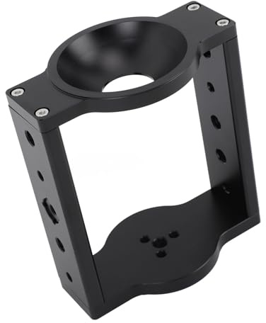 Sorandy 75 Mm Stativhuvud Skålförhöjning, Aluminium Halvkula Platt Till Skål Adapter, 5,3 Tum Höjdförstärkningsadapter med 1/4 Tum & 3/8 Trådar 10 Kg Belastning, Idealiskt för DSLR Kamera Stativ