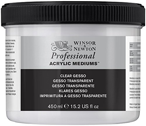 Winsor & Newton - Resina acrilica, 474 ml, gesso trasparente