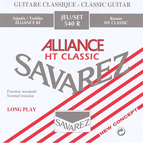 Savarez 540R 6-saitiger Carbon-Klassikgitarrensatz Normalspannung Multi