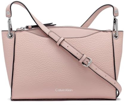 Calvin Klein Garnet Top Zip Crossbody, Blossom, One Size