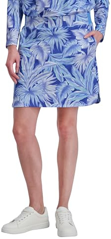 Stella Parker Women's Wrap Tennis Skirt –Casual, Athletic Golf Skort, Blue Power, Medium