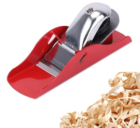 Hand Planer & Wood Planer | Professional Adjustable Manual Tool for Doors, Trimming & DIY | Stainless Steel Blade for Smooth Planing, Edge Rounding & Furniture Repair