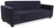 Menzzo Clayton Sofa aus Samt, Schwarz, 200