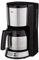 KHG Kaffeemaschine TKA-183SE aus Kunststoff/Edelstahl in schwarz/silberfarben, mit Edelstahl-Thermo-Kanne 1 Liter, Kapazität für 8 Tassen, Permanentfilter, Abschaltautomatik, LCD-Display