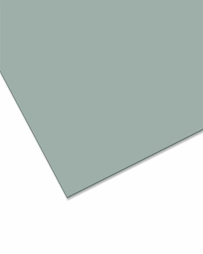 nattmann Plexiglas® 6C77 Plaque en verre acrylique incassable pour objets légers et autres objets de qualité 12 x 25 cm Vert clair 3 mm
