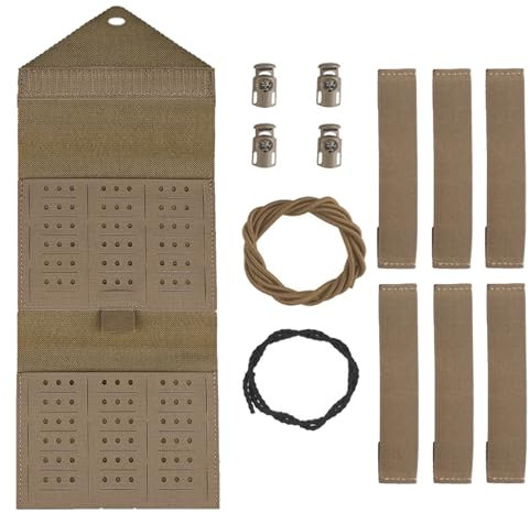 BAHJKASD Bolsa Médica Con Cuerdas Elásticas Kits de Emergencia Médica Accesorios de Caza Bolsa de Inserción Médica