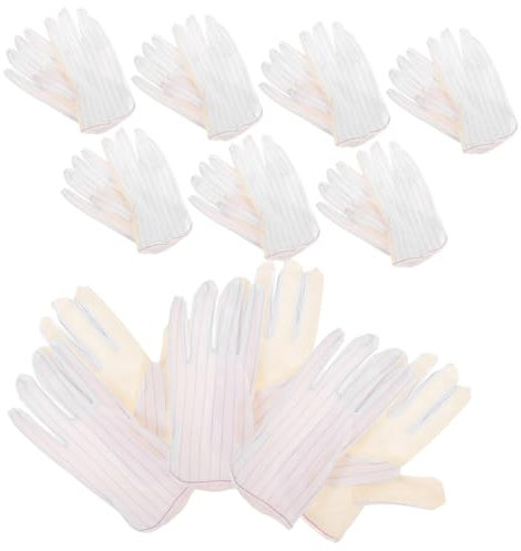 VANZACK 10 Paar Antistatische Handschuhe Für Fitnessstudio Wintergriff Industriemechaniker Arbeit Für Männer Radfahren Leichte Reinigungsarbeitshandschuhe Elektriker