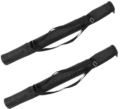 CONGARTENO Zaino da Baseball in Pelle Pu e Resistente All'usura, Custodia per Mazze e Aste, 2 Pezzi, per Attività Sportive di Arti Marziali e Baseball