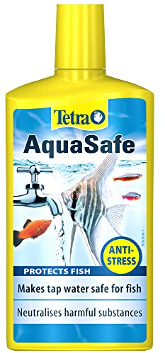 Tetra AquaSafe to Turn Tap Water into Safe and Healthy Water for Fish and Plants, 500 ml