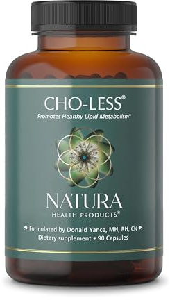Natura Health Products Cho-Less Supplement - Promotes Healthy Lipid Metabolism and Cardiovascular Health - Featuring Niacin, Red Yeast Rice, Artichoke Extract, and Beta Sitosterol (90 Capsules)