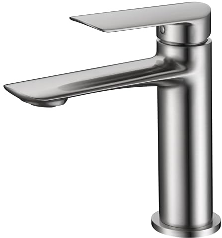 IMEX BDG040-1NQ URAL Grifo de Lavabo Níquel Cepillado