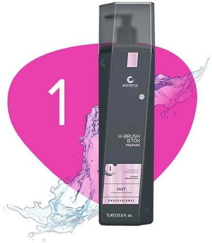 Honma Tokyo H-Brush B-tox Vorbereitungs-Shampoo, 1000 ml, Schritt 1