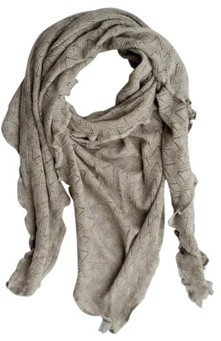 Invero, Écharpe triangulaire en mérinos Susi, Lama., taille unique
