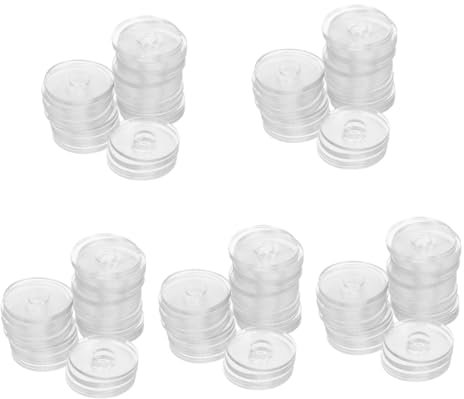 iplusmile 250pezzi Rondelle Trasparenti Per Fissaggio Di Maniglie Guarnizioni Anti-allentamento Per Sostituzione Viti e Rondelle Per Riparazioni Domestiche