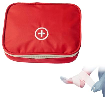 Trousse de pharmacie de voyage vide, kit de premiers secours en plein air, trousse de premiers secours vide, trousse d'urgence, sac à médicaments, petit sac à pharmacie à domicile, sac de rangement