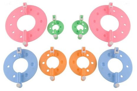 YAPAILANG Pompom-Maker in 4 Größen, einfach zu machen, Pompons, Flusenweber, zum Basteln, Stricken von Wolle