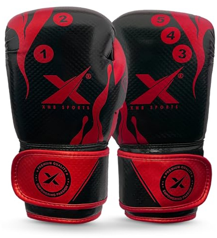 Xn8 Sports Kids Boxing Gloves 4oz & 6oz – Training & Sparring Gloves for Punch Bag, Kickboxing, Muay Thai & MMA – Boys & Girls Junior Punching Gloves with Multi-Layer Padding