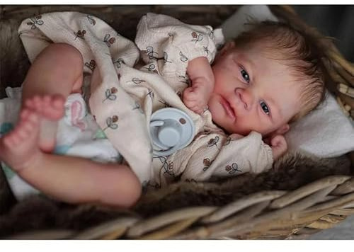 Zero pam Reborn babydockor helt silikon verklighetstrogen flicka-48 cm Reborn docka med hår, babydockor som äkta med tillbehör, verklighetstrogna babydockor, reborn baby flicka, docka från 3 år flicka