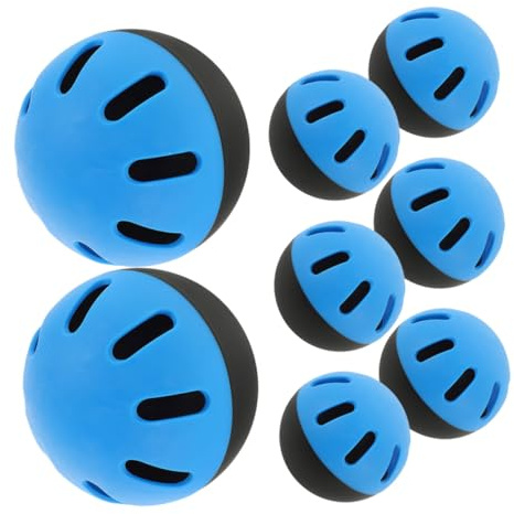 TOYZFRIENDY 8 pezzi Palline da Baseball Allenamento EVA Morbide Perforate Leggere per Pratica Indoor e Outdoor Attrezzatura Baseball per Migliorare Tecnica di Battuta e Lancio