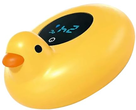 Wezalget Termometro da Bagno Sicurezza Bambini - Termometro da Bagno Elettronico Galleggiante con Rilevazione Sicura | dell'Acqua a Lettura Istantanea con Design Animali | Per piscina