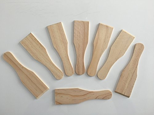 Equilibre et Aventure Lot de 8 spatules à raclette en Bois de Sapin