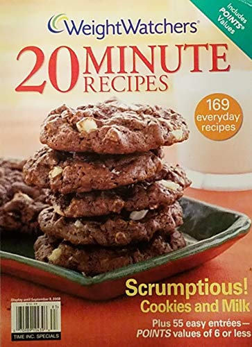 WeightWatchers 20 Minute Recipes Fall 2008 169 everyday recipes Scrumptious! Cookies and Milk