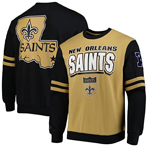 Mitchell & Ness Pullover - Patches New Orleans Saints - XXL