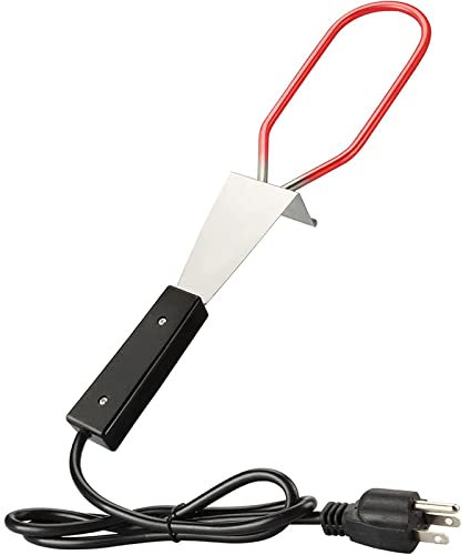 Arrancador de carbón eléctrico, 600 W Premium para barbacoa, chimenea, encendedor de carbón, briquetas de encendido fácil y rápido, elementos de bobinas de acero inoxidable 304, cable de 16 pulgadas