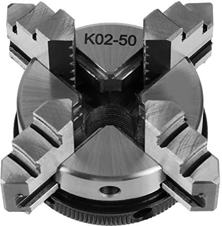 4-Jaw Self Centering Chuck, 4 Jaw Reversible Self Centering M14 Thread Mount Mini Lathe Chuck K02-50 CNC Milling Drilling Tool, Power Lathe Chucks