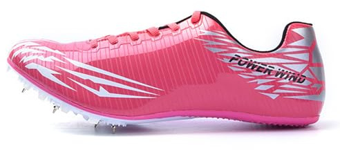 Leichtrit Zapatos con Clavos para Atletismo,Zapatillas Deportivas con Clavos De 7 Clavos,Zapatillas Correr con Clavos,Unisex Spikes Atletismo para Pista Transpirable Antideslizante para Running