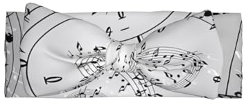 Cerchietto per capelli con note musicali, idea regalo per neonati, perfetto per neonate, ragazze, accessorio per capelli dolce principessa