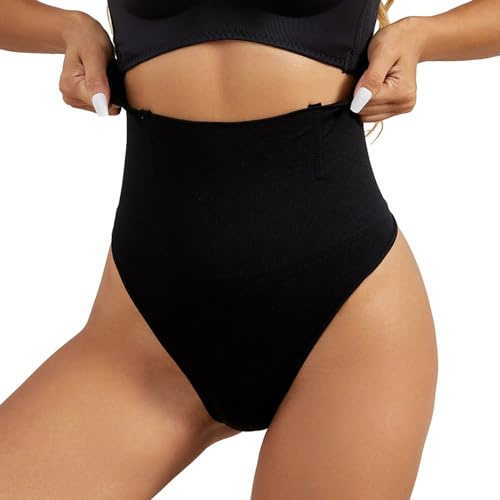 Culotte Gainante Femme Ventre Plat Invisible Culottes Sculptantes Taille Haute Gaine Amincissante Shapewear Minceur Panty Gainant Sculptant sans Couture Short Gainant Sexy Body Shaper Thong