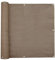 jarolift Balkonbespannung Basic, Balkon Sichtschutz Windschutz Sonnenschutz Balkon-Verkleidung, Atmungsaktiv, 300 x 75 cm Braun