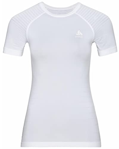 Odlo Damen PERFORMANCE LIGHT Funktionsunterwäsche Kurzarm Shirt, white, S