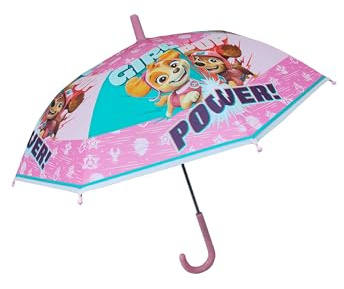 Chanos Paw Patrol Skye Niños Niñas Paraguas Bastón Paraguas, rosa