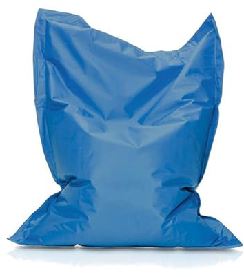 Sofdicht Funda de Puff Pera Sin Relleno, Puf Grande Impermeable Oxford para Interior y Exterior Bolsa de Frijoles para niños Adolescentes y Adultos,Azul,140 * 180cm