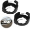 Duluok 2 Stück H7 LED Scheinwerfer Birne Halter Haltefedern Unterstützung Steckdose Zubehör Scheinwerferlampen Adapter Sockelhalterhalter Kompatibel mit Passat 3C 2009 Touran Renault Megane 4 A6