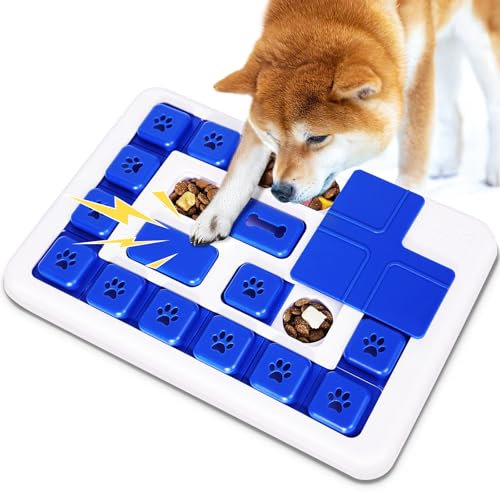 Blanlody Hundespielzeug Intelligenz, Intelligenzspielzeug für Hunde mit Quietschend Interaktives Hundespielzeug mit Beschäftigung, Futterspielzeug Hund für Kleine, Mittlere, Große Hunde und Katzen