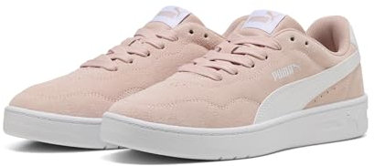 PUMA Damen Court Lally Suede Sneakers 38.5, Rose Quartz White Pink